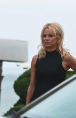 PAMELA ANDERSON at Nobu in Malibu 07/01/2016
