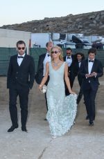 PARIS HILTON Arrives at Ana Beatriz Barros