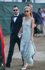 PARIS HILTON Arrives at Ana Beatriz Barros