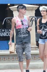 PARIS JACKSON Out with Her Boyfriend in Malibu 07/01/2016