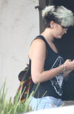 PARIS JACKSON Out with Her Boyfriend in Malibu 07/01/2016