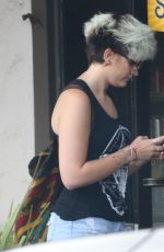 PARIS JACKSON Out with Her Boyfriend in Malibu 07/01/2016
