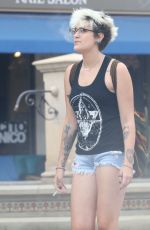 PARIS JACKSON Out with Her Boyfriend in Malibu 07/01/2016