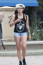 PARIS JACKSON Out with Her Boyfriend in Malibu 07/01/2016