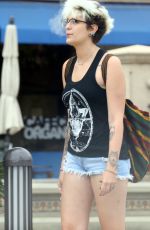 PARIS JACKSON Out with Her Boyfriend in Malibu 07/01/2016
