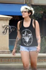 PARIS JACKSON Out with Her Boyfriend in Malibu 07/01/2016
