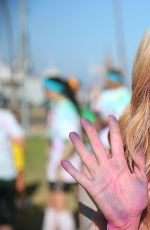 PEYTON LIST at The Color Run at Waterfront Park in San Diego 07/10/2016
