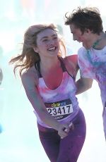 PEYTON LIST at The Color Run at Waterfront Park in San Diego 07/10/2016