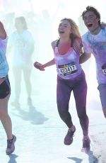 PEYTON LIST at The Color Run at Waterfront Park in San Diego 07/10/2016