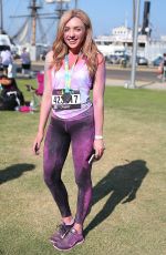 PEYTON LIST at The Color Run at Waterfront Park in San Diego 07/10/2016