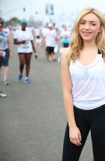 PEYTON LIST at The Color Run at Waterfront Park in San Diego 07/10/2016