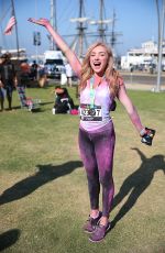 PEYTON LIST at The Color Run at Waterfront Park in San Diego 07/10/2016