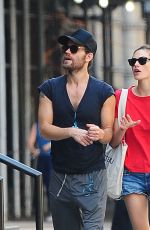 PHOEBE TONKIN and Paul Wesley Out and About in New York 07/07/2016