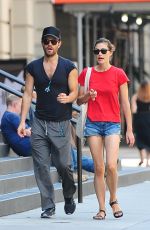 PHOEBE TONKIN and Paul Wesley Out and About in New York 07/07/2016