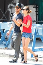 PHOEBE TONKIN and Paul Wesley Out and About in New York 07/07/2016