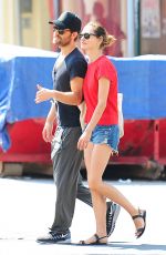 PHOEBE TONKIN and Paul Wesley Out and About in New York 07/07/2016