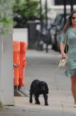 PIPPA MIDDLETON Walks Her Dog Out in London 07/21/2016