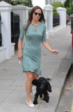 PIPPA MIDDLETON Walks Her Dog Out in London 07/21/2016