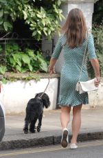 PIPPA MIDDLETON Walks Her Dog Out in London 07/21/2016