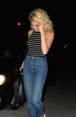 PIXIE LOTT Leaves Haymarket Theatre in London 07/04/2016