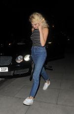 PIXIE LOTT Leaves Haymarket Theatre in London 07/04/2016