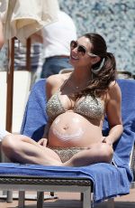 Pregnant LUISA ZISSMAN in Bikini in Marbella 07/01/2016