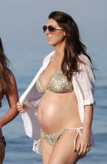 Pregnant LUISA ZISSMAN in Bikini in Marbella 07/01/2016
