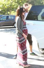 Pregnant MEGAN FOX Out in Malibu 07/04/2016