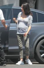 Pregnant MILAMKUNIS Out in Studio City 07/12/2016