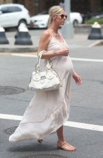 Pregnant NICKY HILTON Out and About in New York 07/07/2016