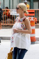 Pregnant NICKY HILTON Out in New York 06/29/2016