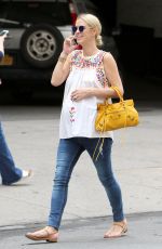 Pregnant NICKY HILTON Out in New York 06/29/2016