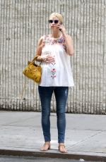 Pregnant NICKY HILTON Out in New York 06/29/2016