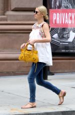 Pregnant NICKY HILTON Out in New York 06/29/2016