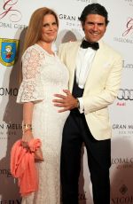 Pregnant OLIVIA DE BORBON at Global Gift Gala 2016 at Gran Melia Don Pepe Resort in Marbella 07/17/2016