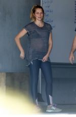 Pregnant TERESA PALMER Working Out in Los Angeles 07/27/2016