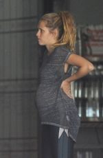 Pregnant TERESA PALMER Working Out in Los Angeles 07/27/2016