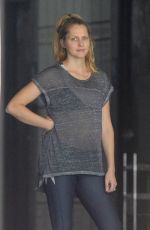 Pregnant TERESA PALMER Working Out in Los Angeles 07/27/2016