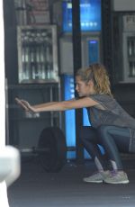 Pregnant TERESA PALMER Working Out in Los Angeles 07/27/2016