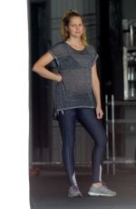 Pregnant TERESA PALMER Working Out in Los Angeles 07/27/2016