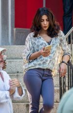 PRIYANKA CHOPRA on the Set of 