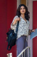 PRIYANKA CHOPRA on the Set of 