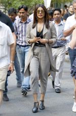 PRIYANKA CHOPRA on the Set of 
