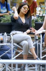 PRIYANKA CHOPRA on the Set of 