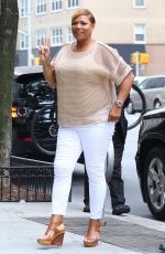 QUEEN LATIFAH Out and About in New York 07/06/2016