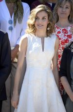 QUEEN LETIZIA OF SPAIN at Awards Fedepe at Parque Del Retiro in Madrid 07/26/2016