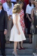 QUEEN LETIZIA OF SPAIN at Awards Fedepe at Parque Del Retiro in Madrid 07/26/2016