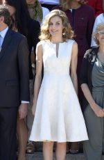 QUEEN LETIZIA OF SPAIN at Awards Fedepe at Parque Del Retiro in Madrid 07/26/2016