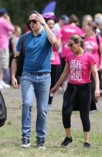 RACHEL STEVENS at A Race For Life Charity Event on Hamptead Heath in London 07/09/2016