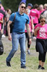 RACHEL STEVENS at A Race For Life Charity Event on Hamptead Heath in London 07/09/2016